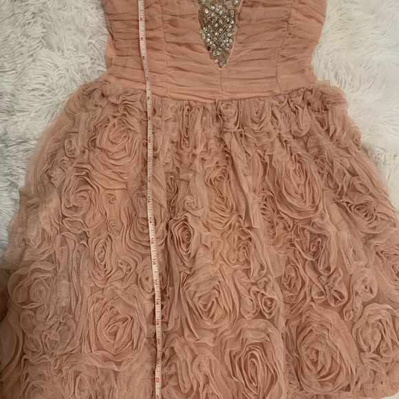 TRIXXI Loves the Spotlight Pink Sequin Lace-Up Mini Dress 🌸🤩 Size 1 - Picture 9 of 11